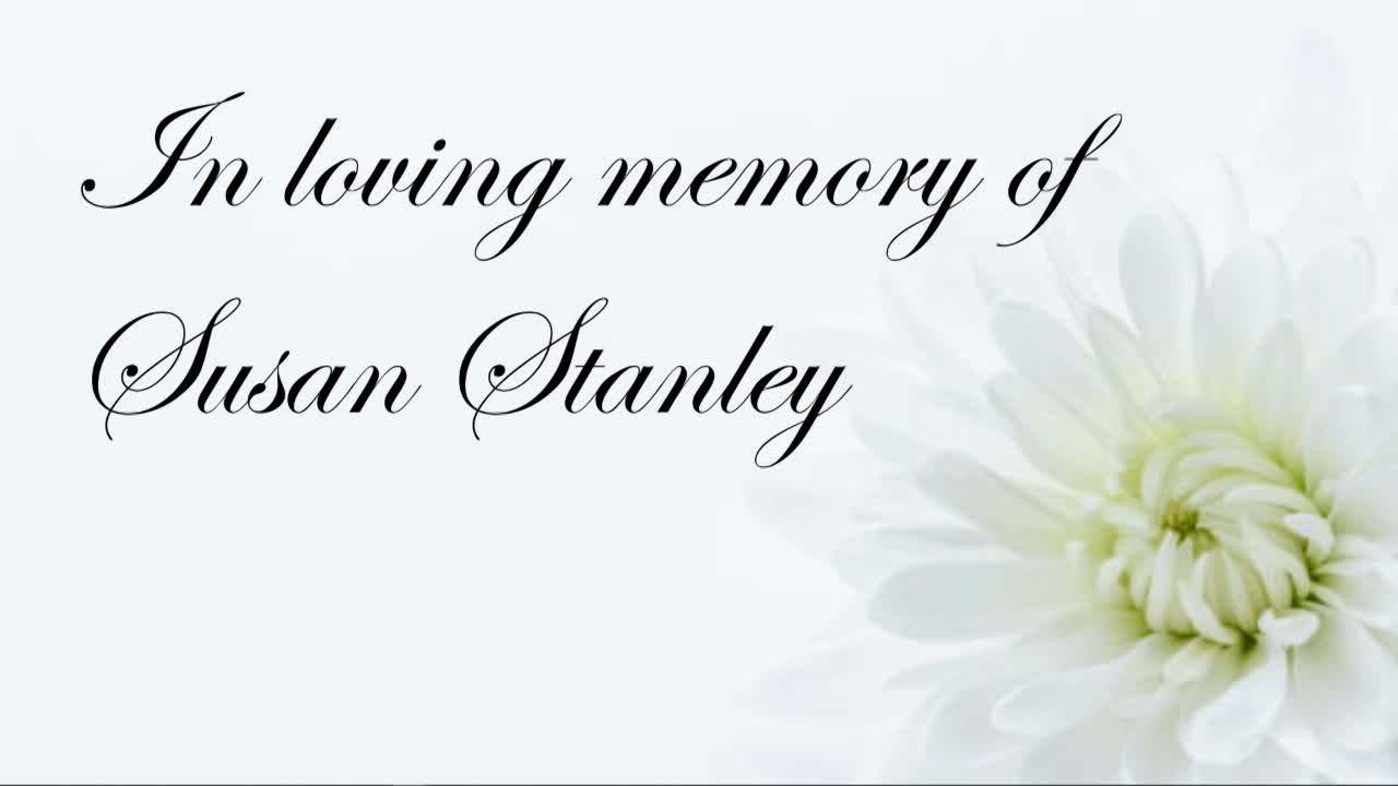 Livestream Memorial Service for Susan Stanley